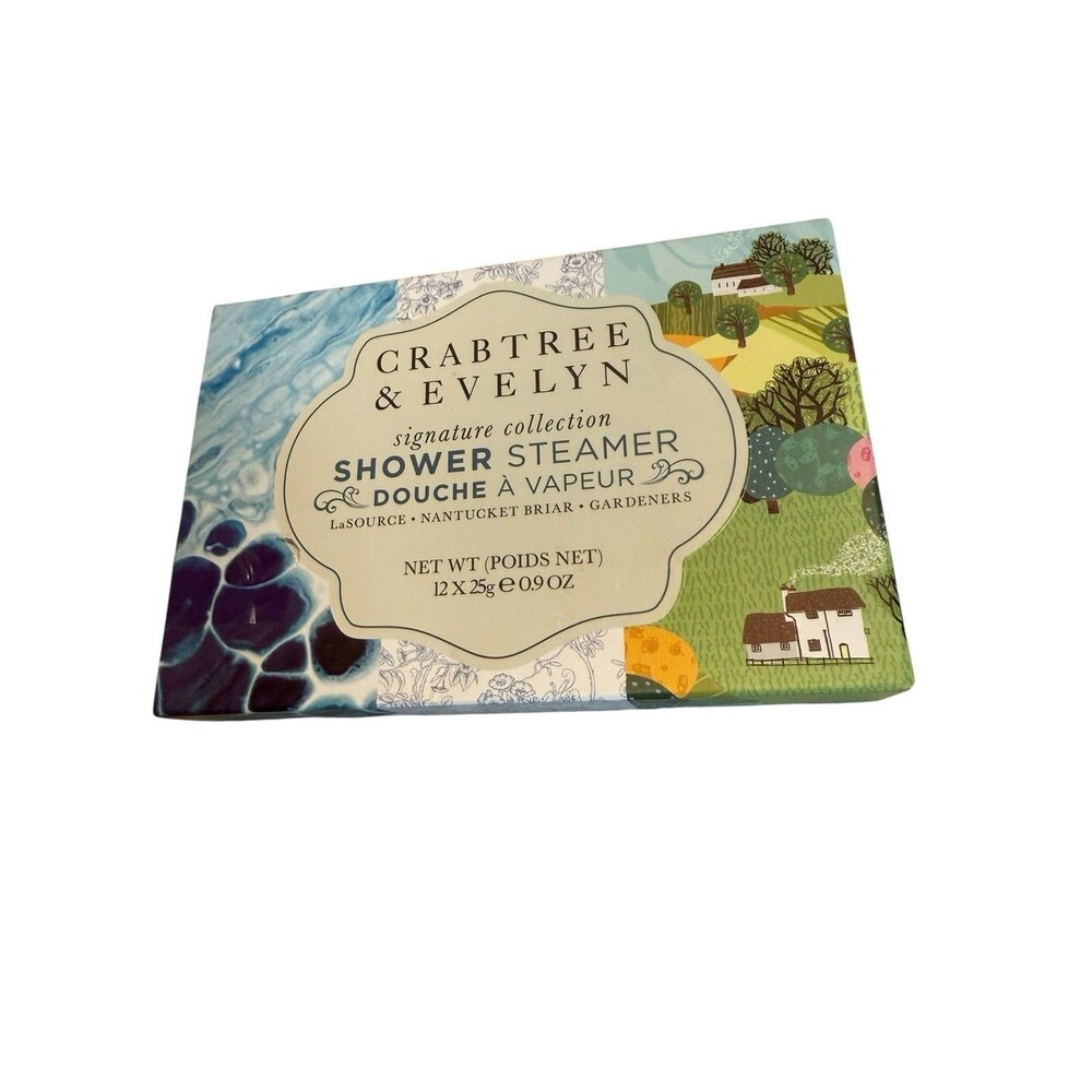 Crabtree & Evelyn Shower Steamers Signature Collection 12 Count New